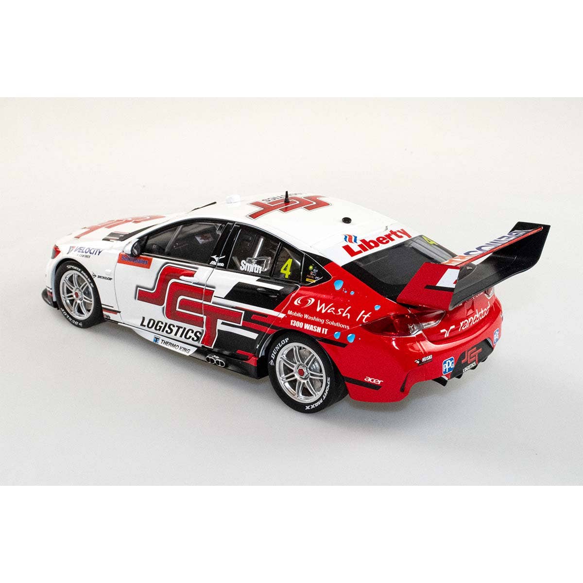 HOLDEN ZB COMMODORE - BJR - JACK SMITH #4 SCT Logistics - 2022 Beaurepairs Melbourne 400 Race 6 - 1:43 Scale Diecast Model Car - Image 4