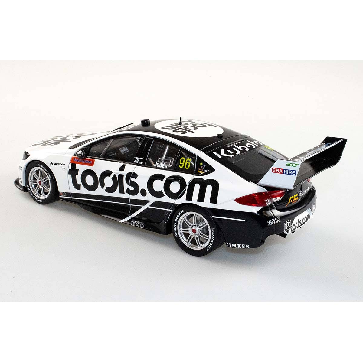 HOLDEN ZB COMMODORE - BJR - MACAULAY JONES #96 Tools.com - 2022 Beaurepairs Melbourne 400 Race 6 - 1:18 Scale Diecast Model Car - Image 2