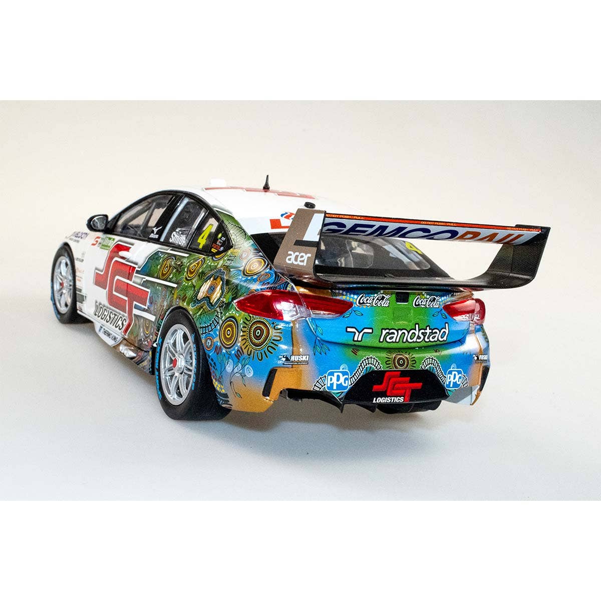 HOLDEN ZB COMMODORE - BJR - SMITH #4 SCT - 2022 Merlin Darwin Triple Crown - Race 18 - 1:43 Scale Diecast Model Car - Image 2