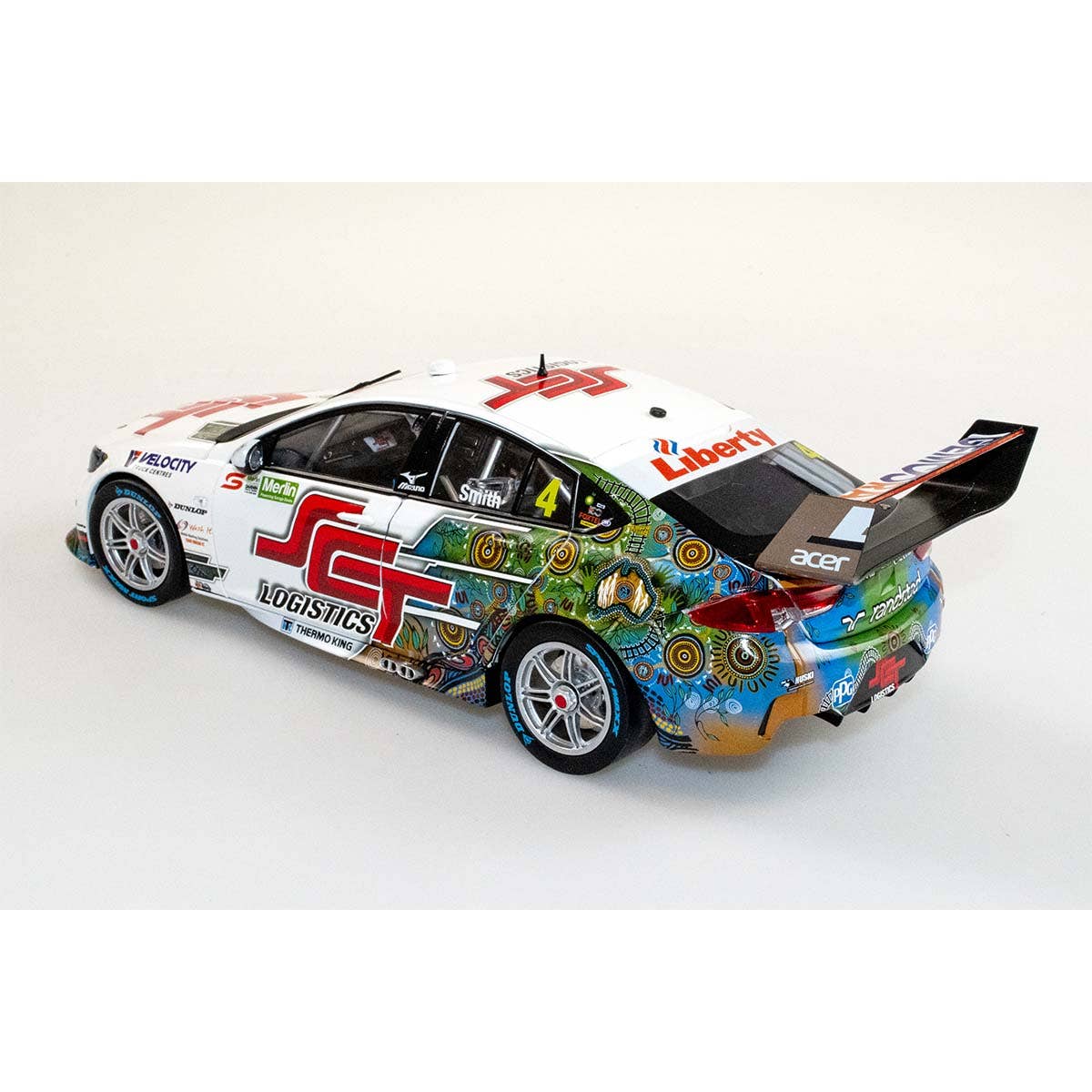 HOLDEN ZB COMMODORE - BJR - SMITH #4 SCT - 2022 Merlin Darwin Triple Crown - Race 18 - 1:43 Scale Diecast Model Car - Image 4