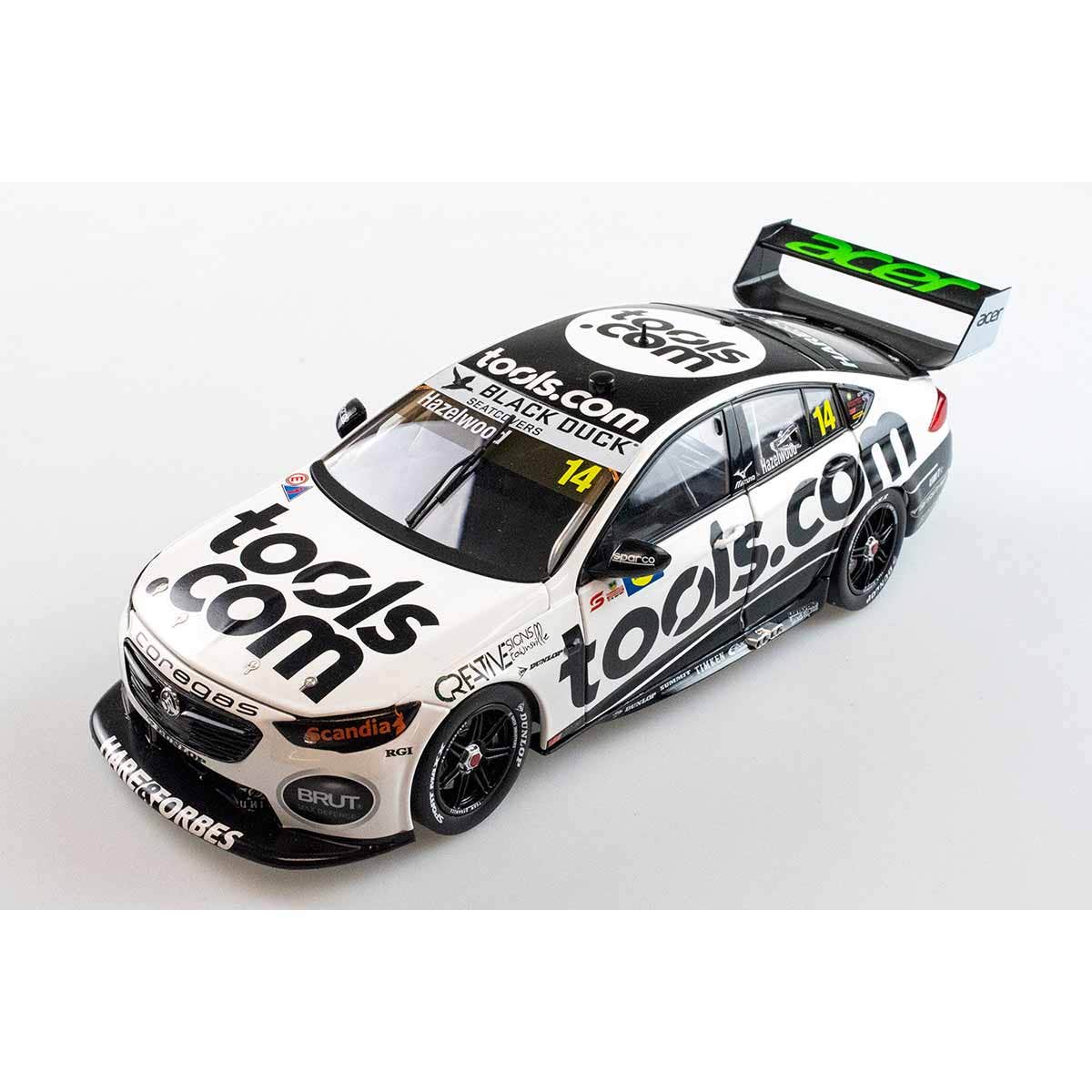 HOLDEN ZB COMMODORE - BJR TOOLS.COM - HAZELWOOD #14 - 2021 WD-40 Townsville Supersprint Race 19 - 1:18 Scale Diecast Model Car - Image 6