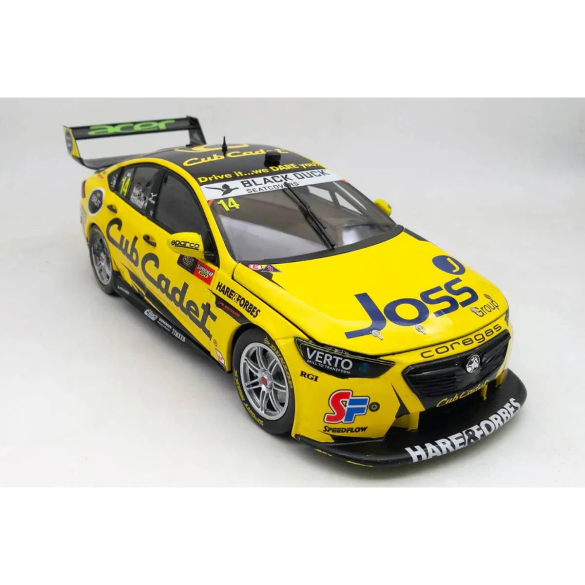 Holden ZB Commodore - Cub Cadet Mowers - #14, T.Hazelwood / J.Boys - Race 31, 2020 Supercheap Auto Bathurst 1000 - Diecast Model Car - 1:18 Scale Diecast Model Car