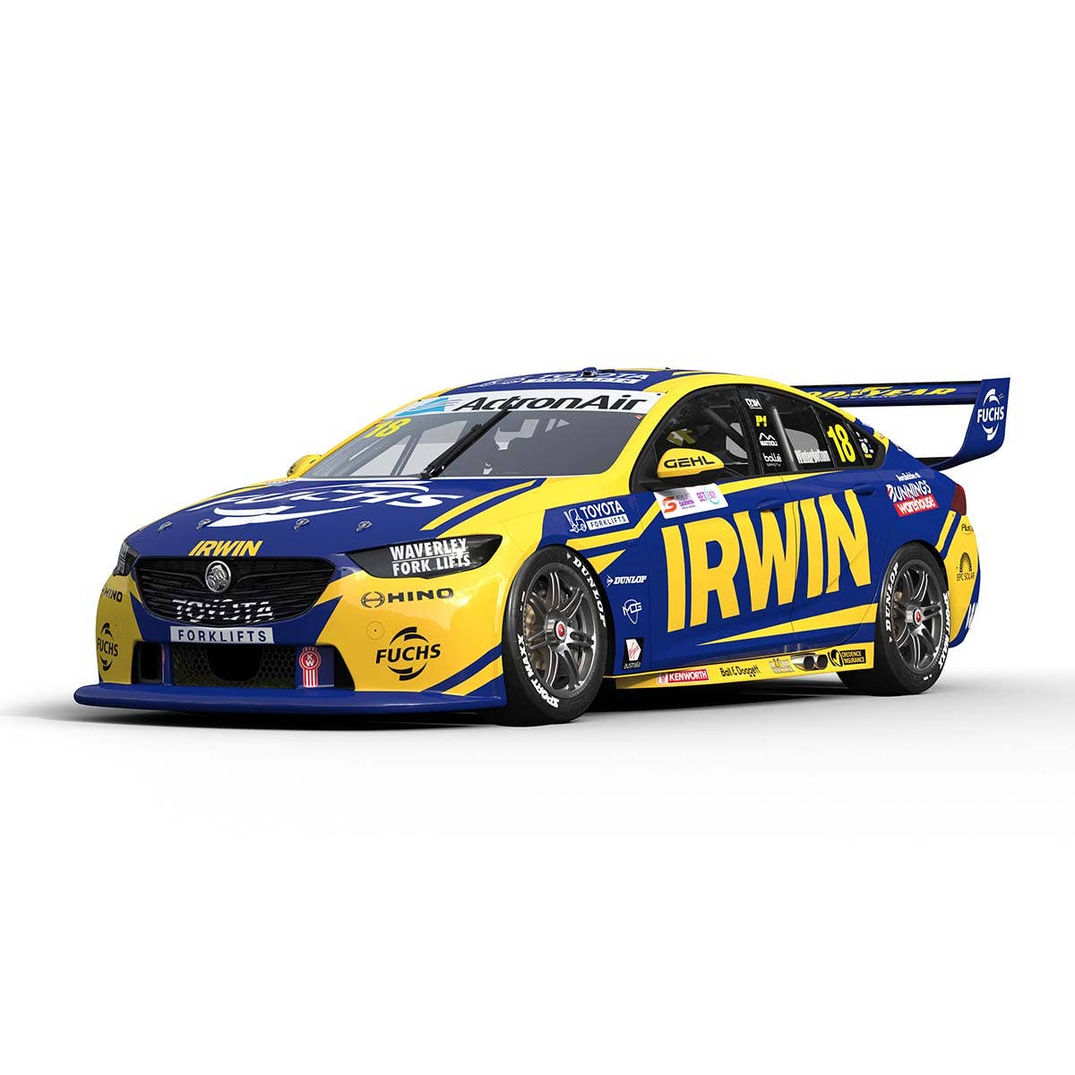 Holden ZB Commodore - Irwin Racing - #18, M.Winterbottom - 4th place, Race 13, 2020 BetEasy Darwin Triple Crown - 1:43 Scale Diecast Model Car