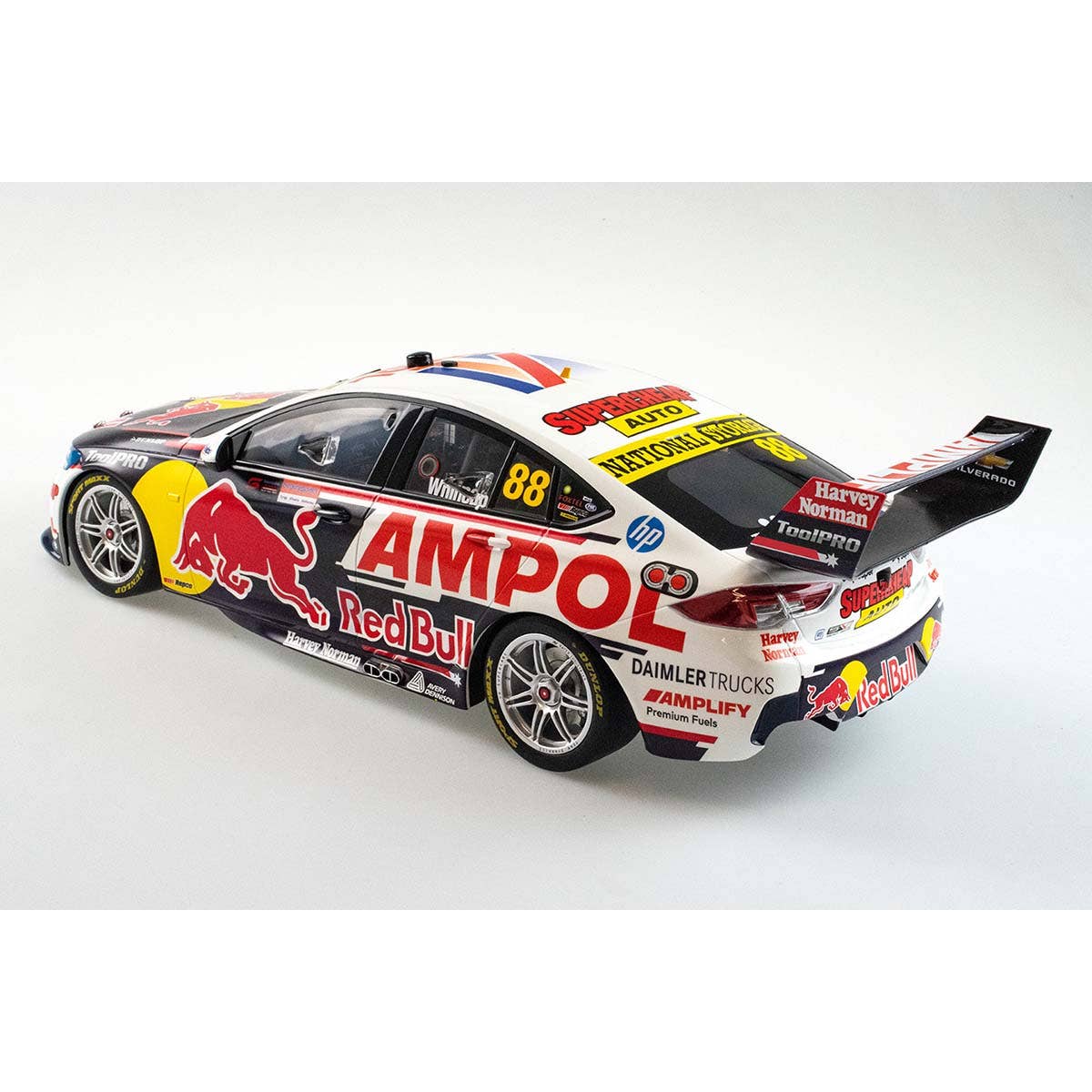 HOLDEN ZB COMMODORE - RED BULL AMPOL RACING #88 - JAMIE WHINCUP - 2021 BEAUREPAIRS SYDNEY SUPERNIGHT RACE 29 - LAST FULL-TIME SOLO DRIVE - 1:12 Scale Resin Model Car - Image 4