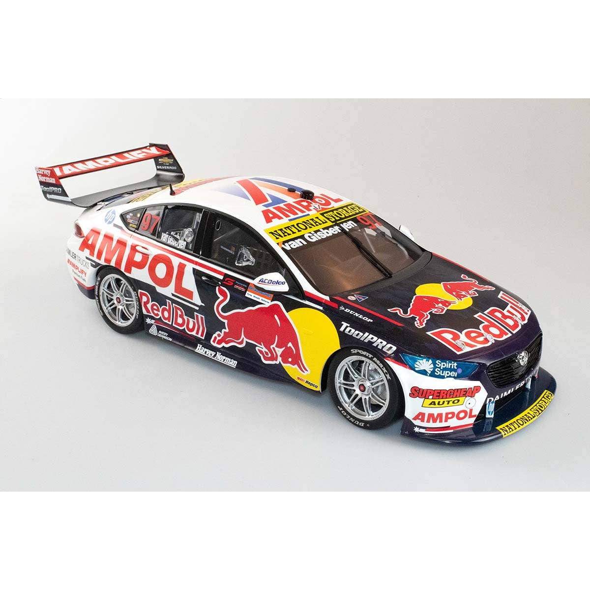 HOLDEN ZB COMMODORE - RED BULL AMPOL RACING #97 - SHANE VAN GISBERGEN - 2021 CHAMPIONSHIP WINNER - 1:12 Scale Resin Model Car - Image 3