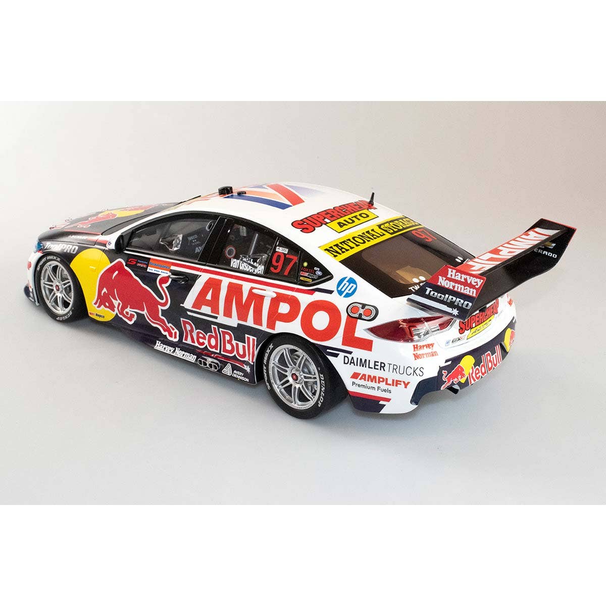 HOLDEN ZB COMMODORE - RED BULL AMPOL RACING #97 - SHANE VAN GISBERGEN - 2021 CHAMPIONSHIP WINNER - 1:12 Scale Resin Model Car - Image 4