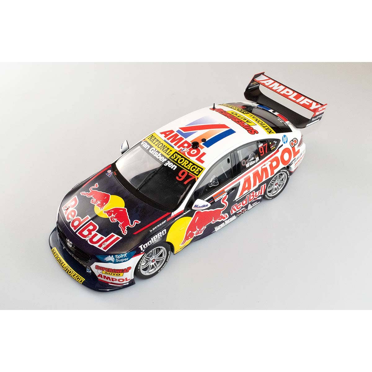 HOLDEN ZB COMMODORE - RED BULL AMPOL RACING #97 - SHANE VAN GISBERGEN - 2021 CHAMPIONSHIP WINNER - 1:12 Scale Resin Model Car - Image 5