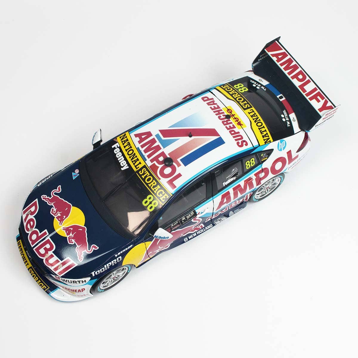 HOLDEN ZB COMMODORE - RED BULL AMPOL RACING - BROC FEENEY #88 - 2022 NED Whisky Tasmania Supersprint Race 4 RUNNER-UP - 1:18 Scale Diecast Model Car - Image 6