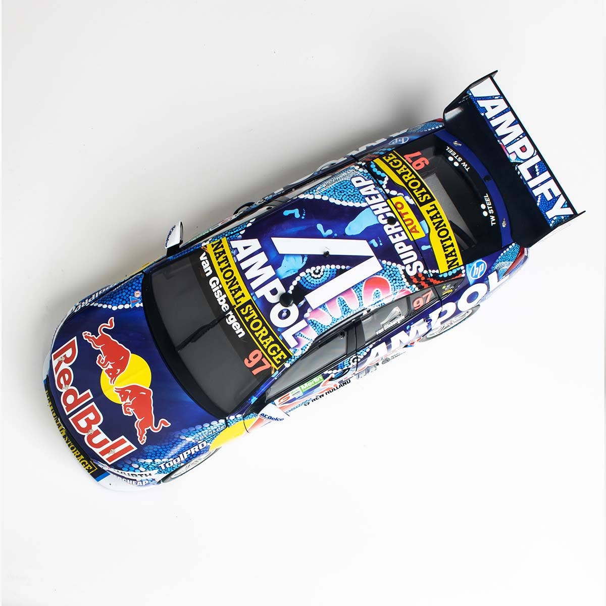 HOLDEN ZB COMMODORE - RED BULL AMPOL RACING - SHANE VAN GISBERGEN #97 - 2022 Merlin Darwin Triple Crown Race 16 - 3RD PLACE - 1:12 Scale Resin Model Car - Image 4