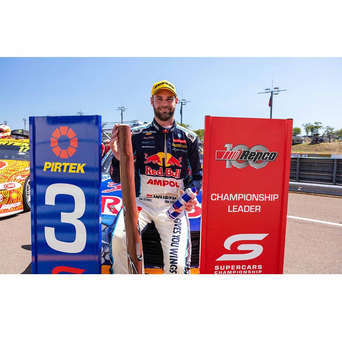 HOLDEN ZB COMMODORE - RED BULL AMPOL RACING - SHANE VAN GISBERGEN #97 - 2022 Merlin Darwin Triple Crown Race 16 - 3RD PLACE - 1:43 Scale Diecast Model Car - Image 6