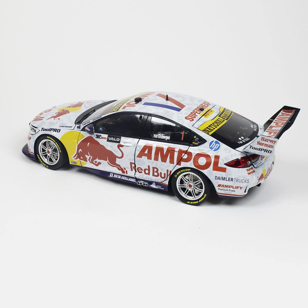 HOLDEN ZB COMMODORE - RED BULL AMPOL RACING - VAN GISBERGEN #1 - 2022 VAILO Adelaide 500 CHAMPIONSHIP WINNER - 1:12 Scale Resin Model Car - Image 4