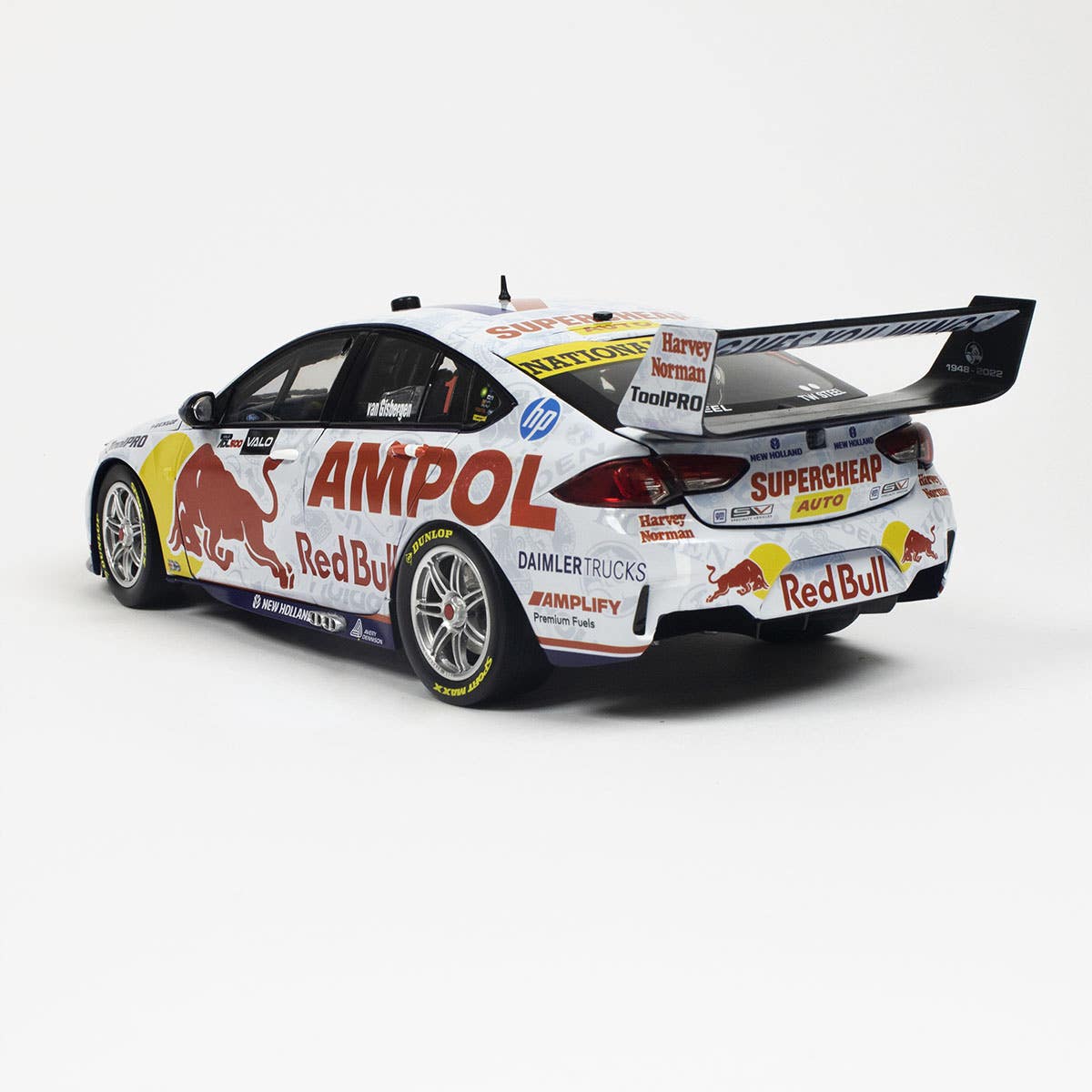 HOLDEN ZB COMMODORE - RED BULL AMPOL RACING - VAN GISBERGEN #1 - 2022 VAILO Adelaide 500 CHAMPIONSHIP WINNER - 1:64 Scale Diecast Model Car - Image 2