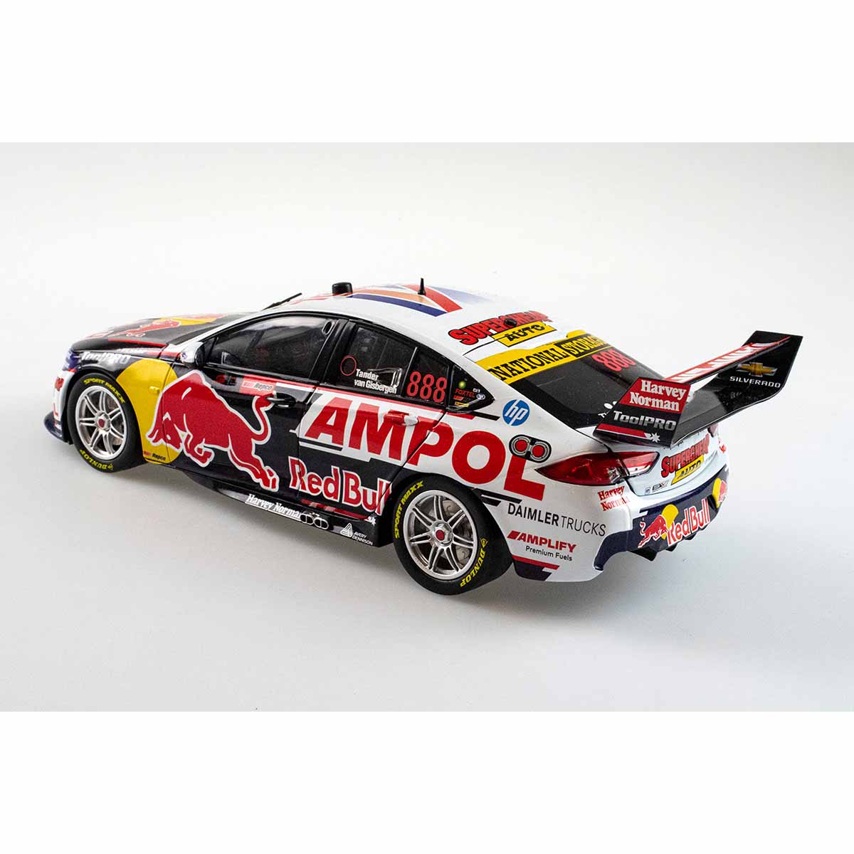 HOLDEN ZB COMMODORE - RED BULL AMPOL RACING - VAN GISBERGEN/TANDER #888 - 2021 REPCO Bathurst 1000 - 1:18 Scale Diecast Model Car - Image 4