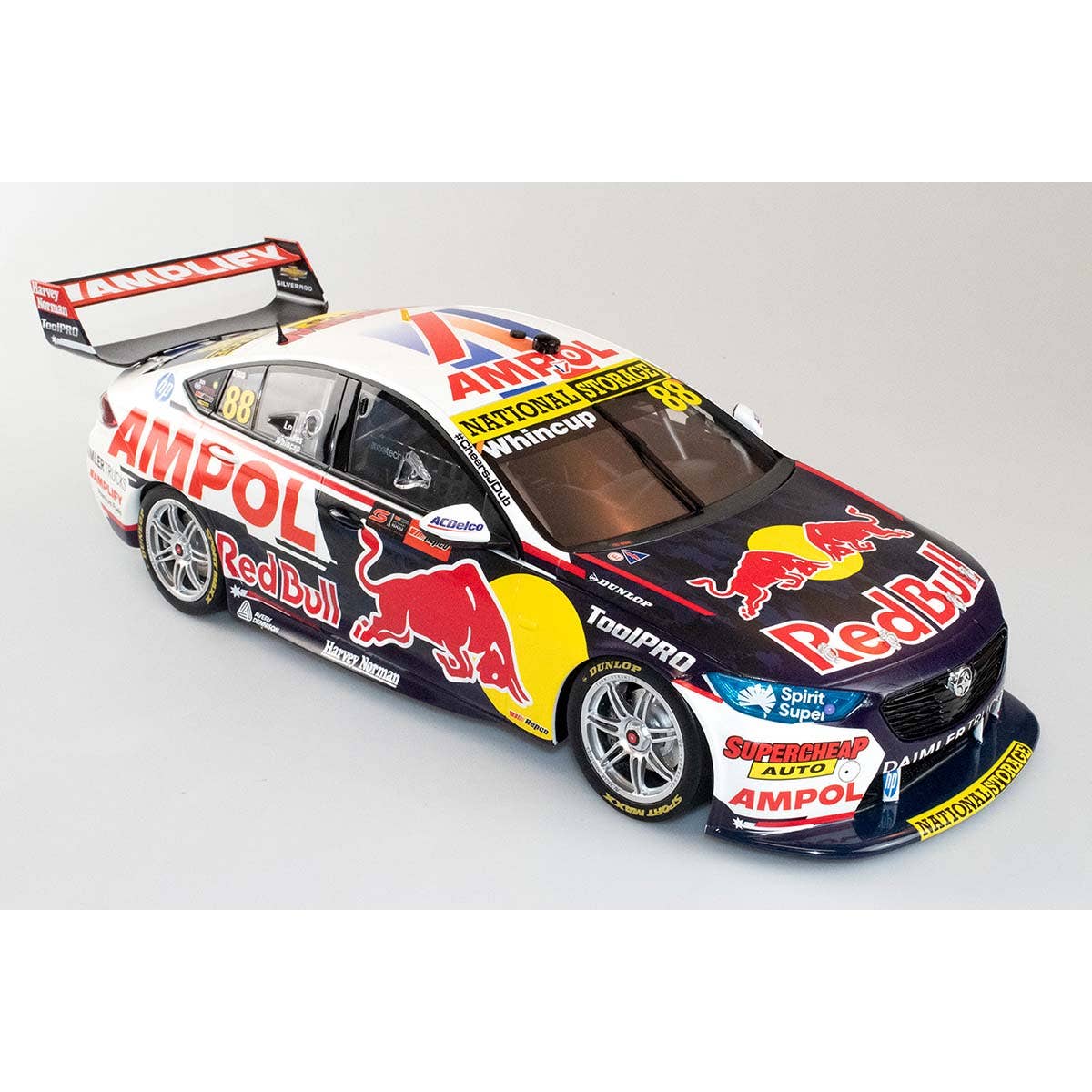 HOLDEN ZB COMMODORE - RED BULL AMPOL RACING - WHINCUP/LOWNDES #88 - 2021 REPCO Bathurst 1000 - 1:12 Scale Resin Model Car - Image 3