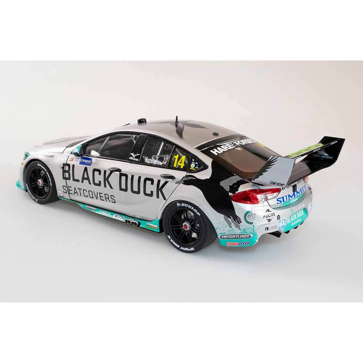 Holden ZB Commodore - Team Black Duck - #14, T.Hazelwood - Pole Position, Race 24, 2020 Robson Civil Projects Townsville SuperSprint - 1:18 Scale Diecast Model Car - Image 5