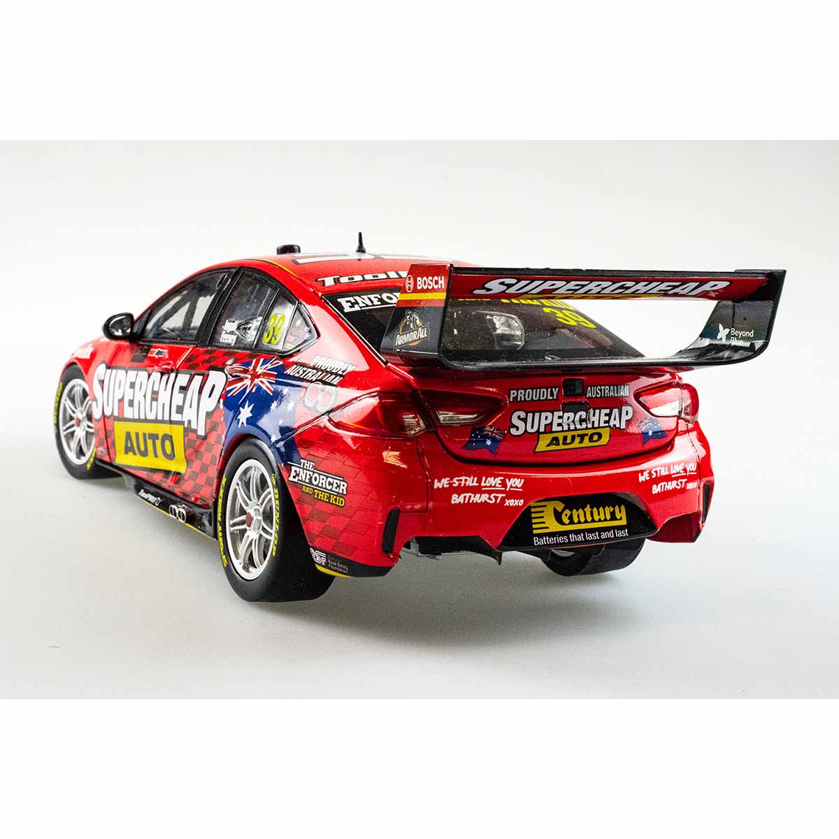 Holden ZB Commodore - Triple Eight Race Engineering Supercheap Auto - Feeney/Ingall #39 - 2021 Repco Bathurst 1000 Wildcard - 1:18 Scale Diecast Model Car - Image 4