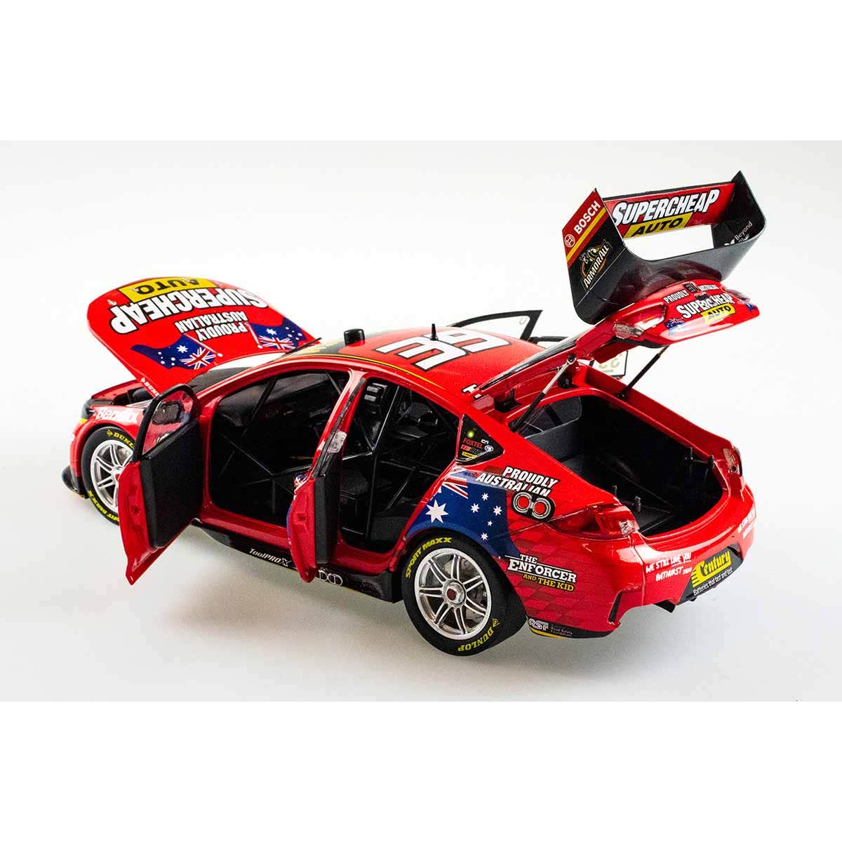 Holden ZB Commodore - Triple Eight Race Engineering Supercheap Auto - Feeney/Ingall #39 - 2021 Repco Bathurst 1000 Wildcard - 1:18 Scale Diecast Model Car - Image 7
