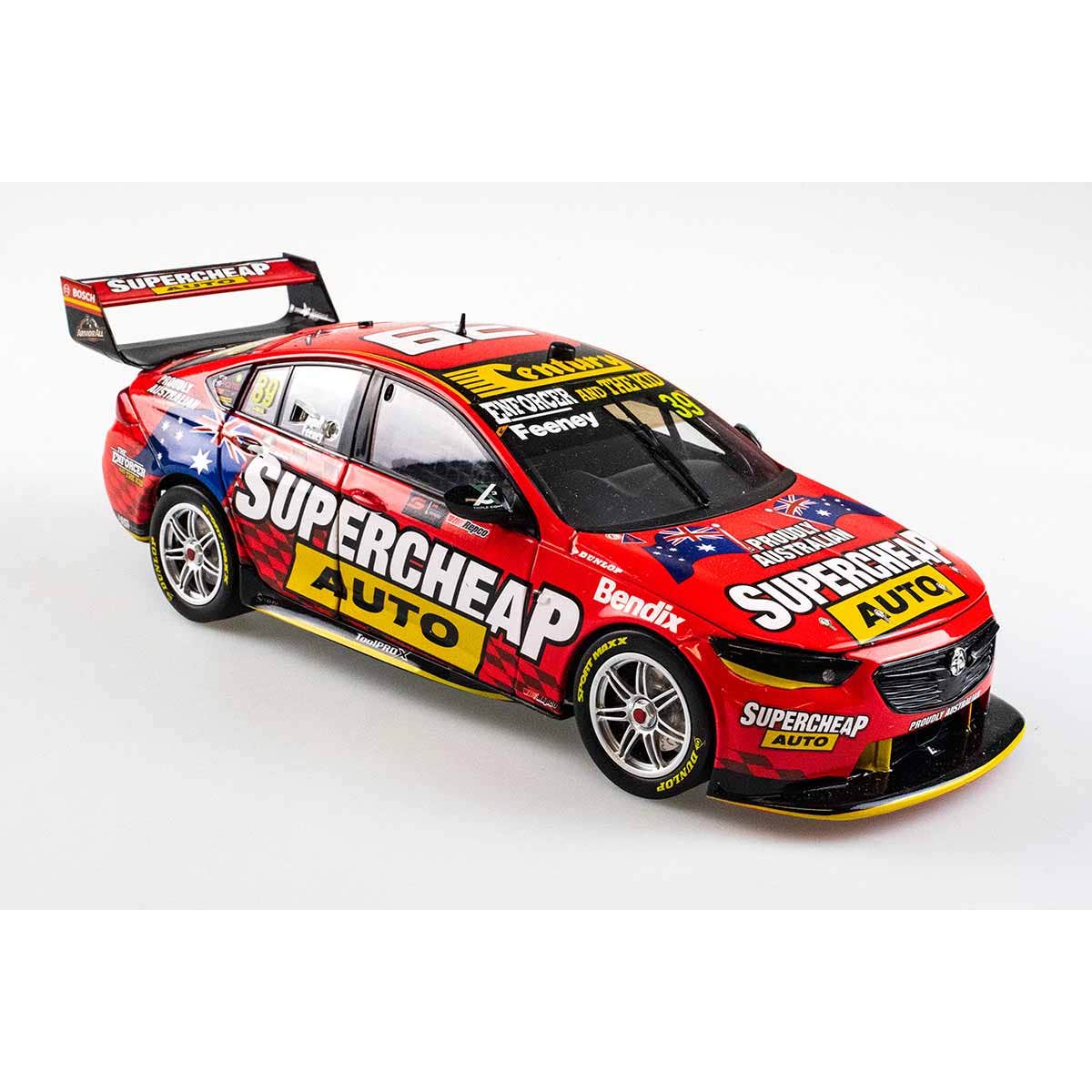 HOLDEN ZB COMMODORE - TRIPLE EIGHT RACE ENGINEERING SUPERCHEAP AUTO - FEENEY/INGALL #39 - 2021 REPCO Bathurst 1000 WILDCARD - 1:43 Scale Diecast Model Car