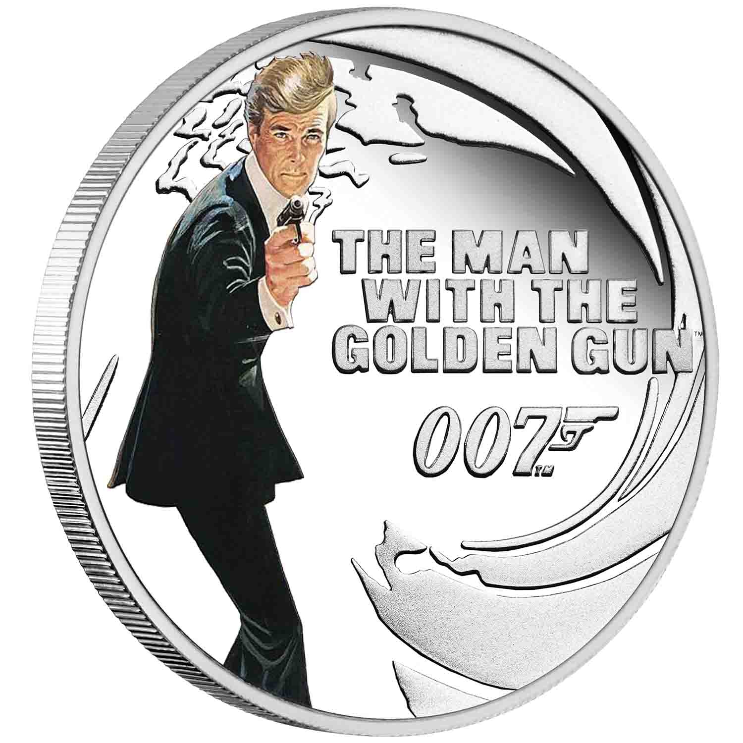 James Bond Roger Moore Silver Proof 8-Coin Collection - Image 10
