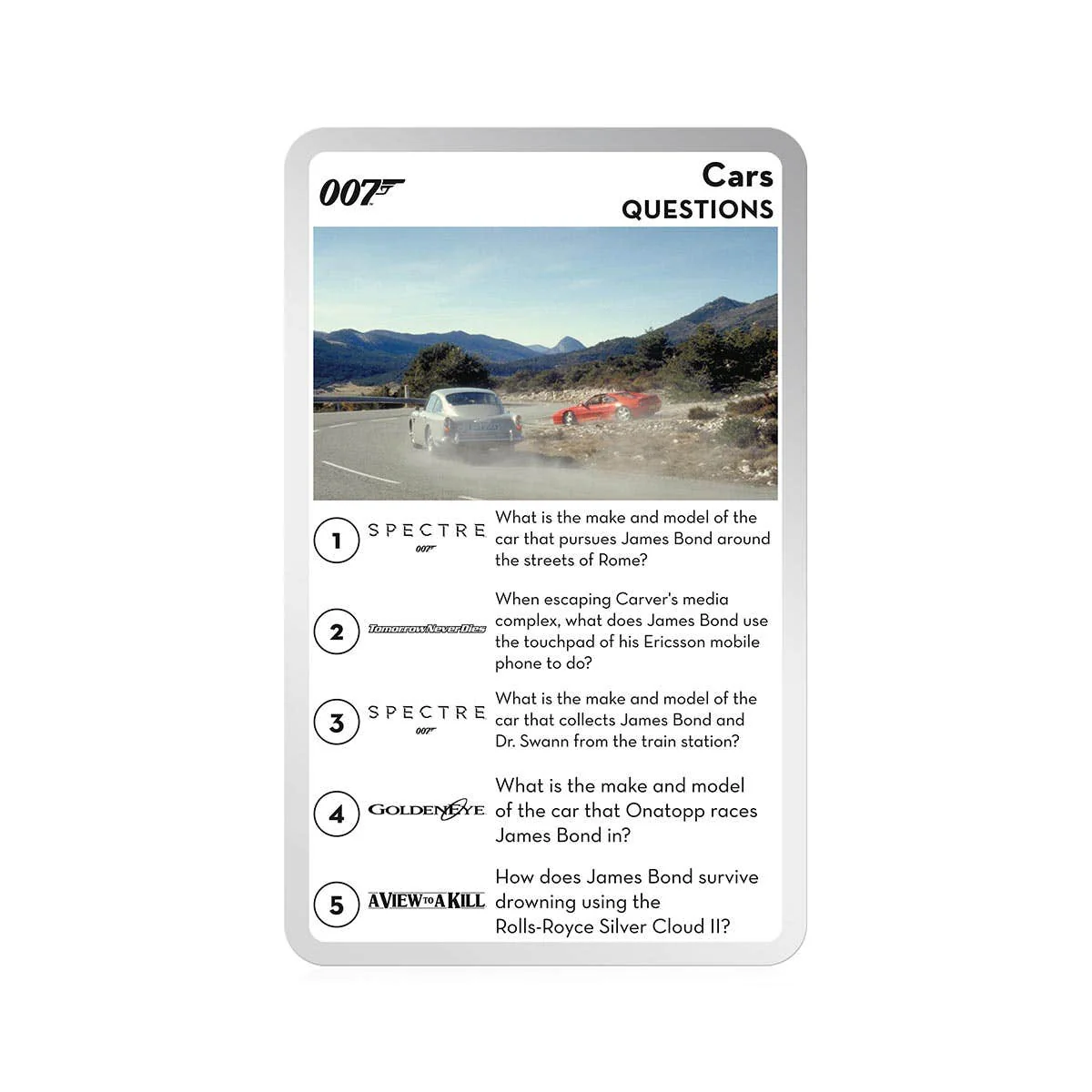 James Bond Top Trumps Quiz - Image 3