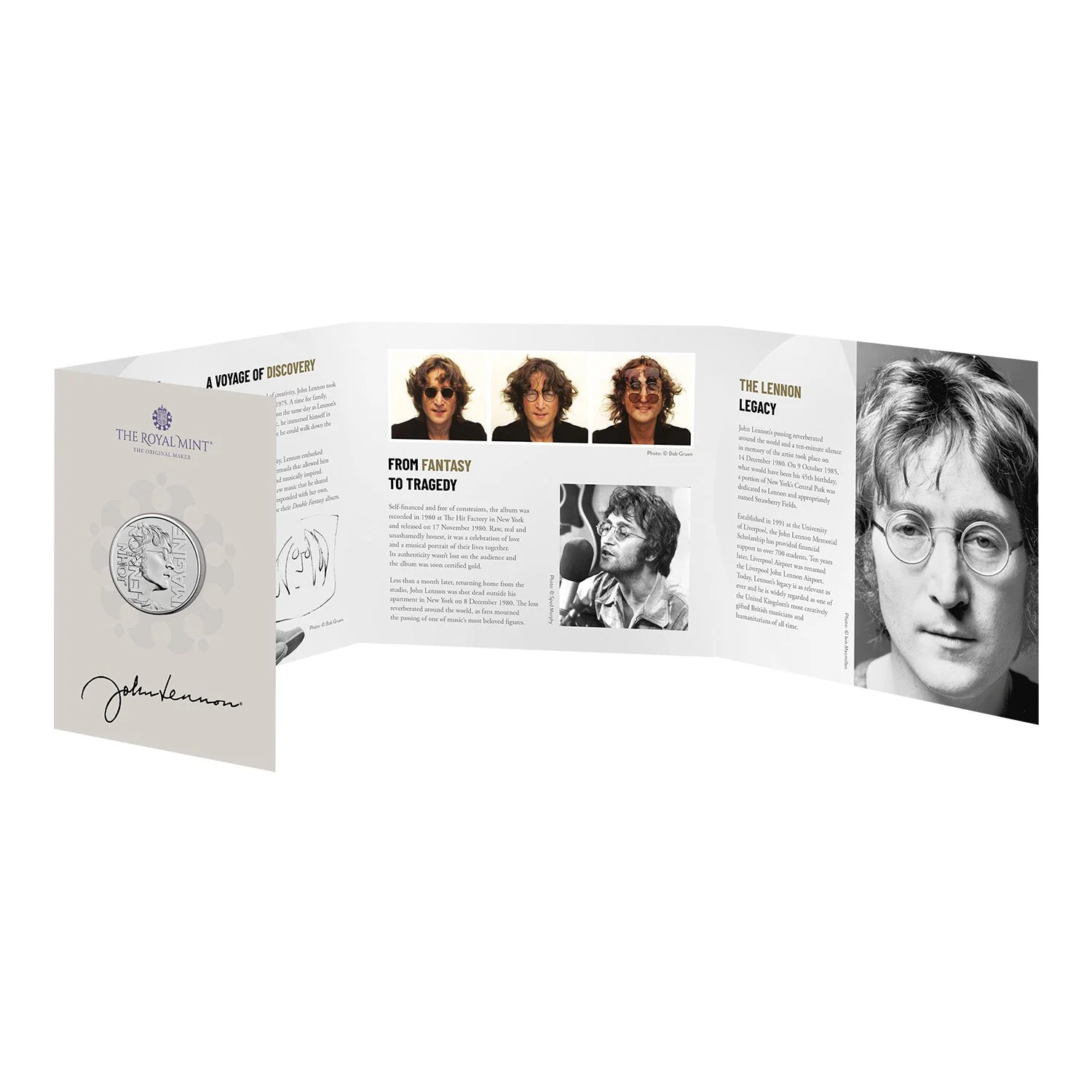 John Lennon 2025 £5 Brilliant Uncirculated Coin - Image 4