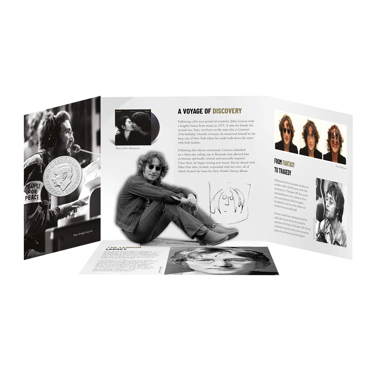 John Lennon 2025 £5 Brilliant Uncirculated Coin - Image 5