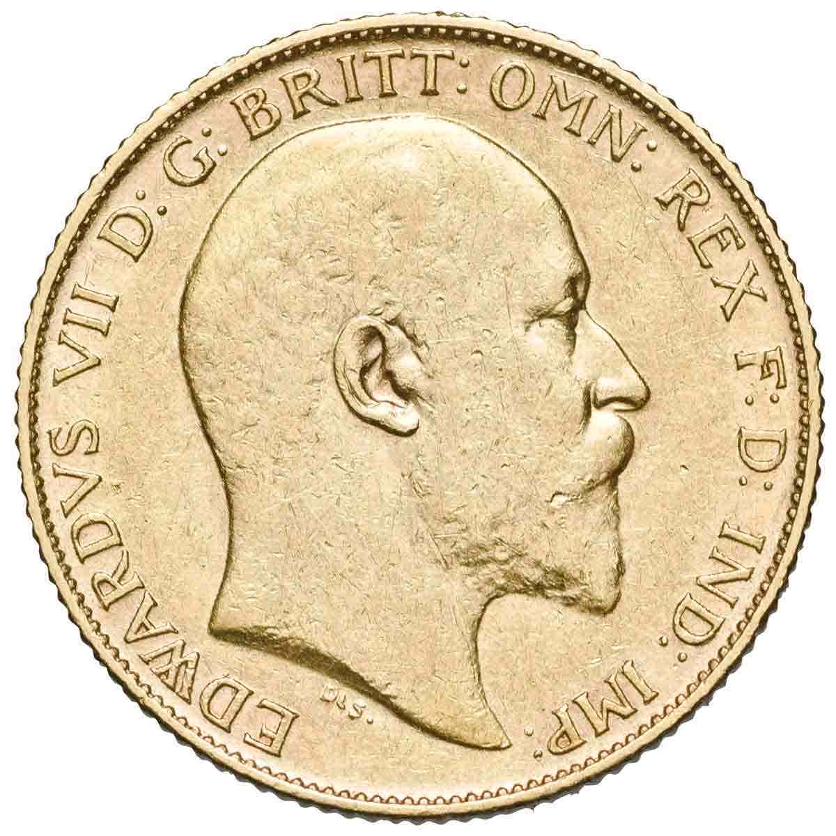 1904 Perth Edward VII Gold Half Sovereign about Very Fine - Image 2