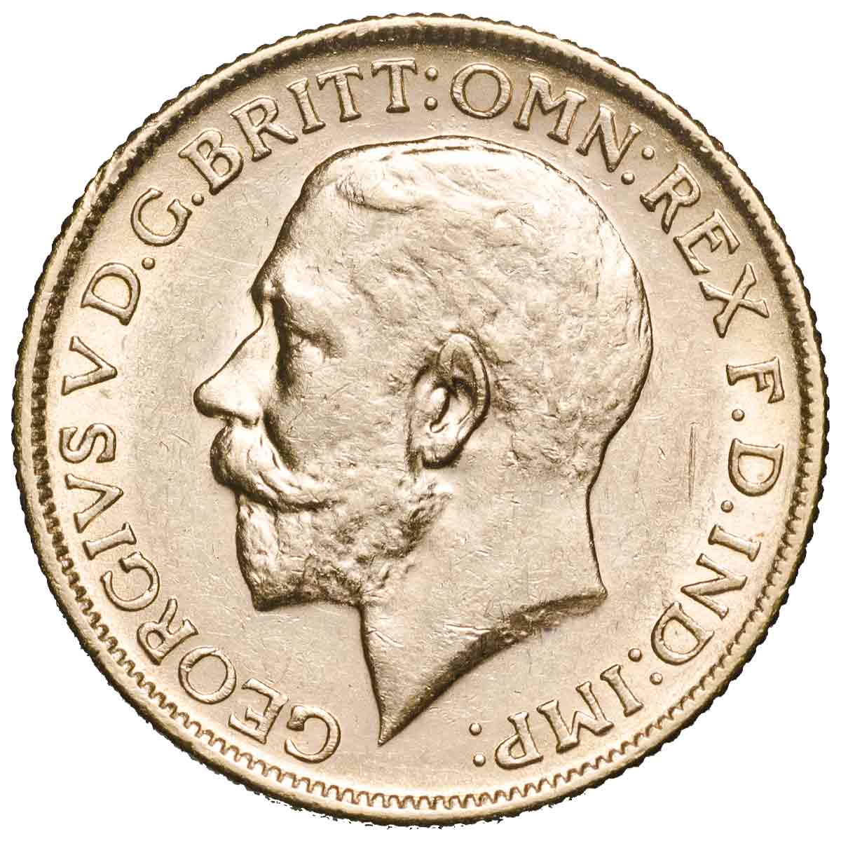 George V 1916M Gold Sovereign Extremely Fine-about Uncirculated - Image 2