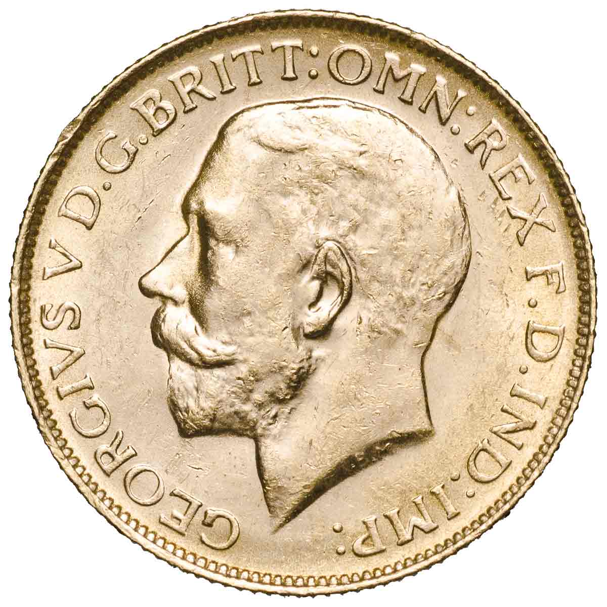 George V 1916P Gold Sovereign Extremely Fine-about Uncirculated - Image 2