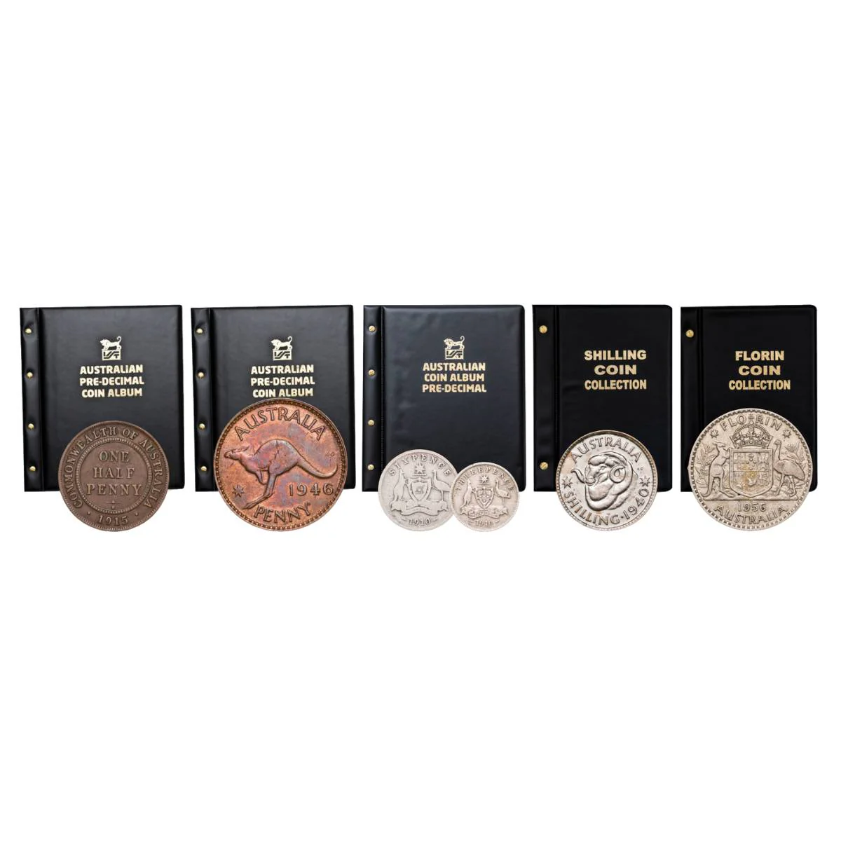 Australia 1910-64 Predecimal Good-Uncirculated 341-Coin Collection