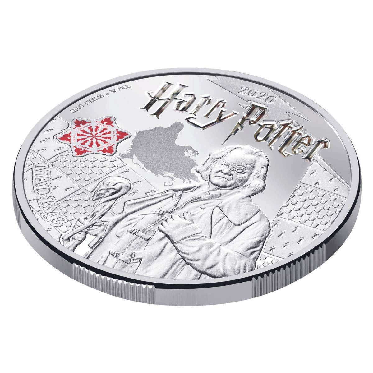 Mad-Eye Moody 2020 50c Silver-plated Coin - Image 3