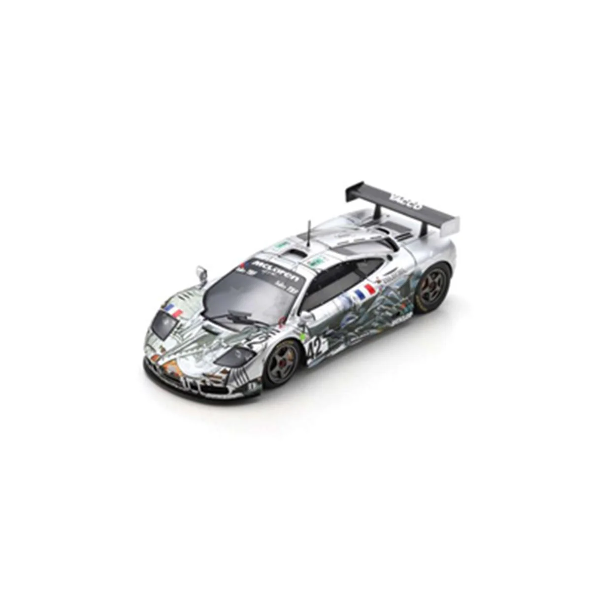 McLaren F1 GTR No..42 Société BBA Compétition - 24H Le Mans 1995 - J-L. Maury-Laribière - M. Sourd - H. Poulain - 1:43 Scale Resin Model Car