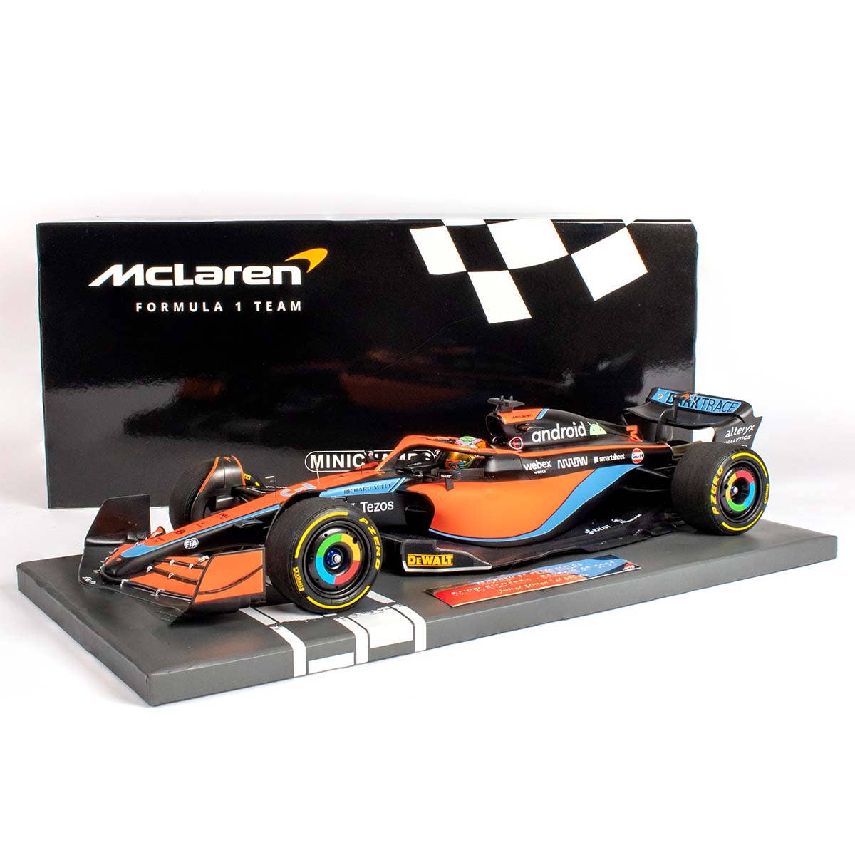 MCLAREN F1 TEAM MCL36 - DANIEL RICCIARDO - BAHRAIN GP 2022 - 1:18 Scale Resin Model Car - Image 3
