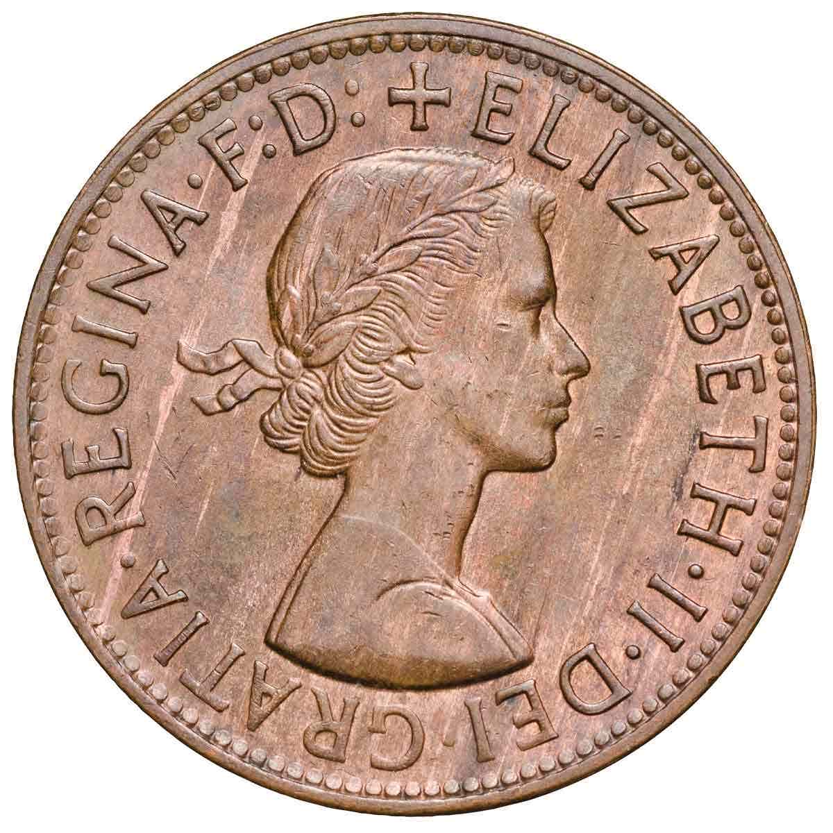 Melbourne & Perth Mint 1958 & 1958Y Penny Pair Uncirculated - Image 3