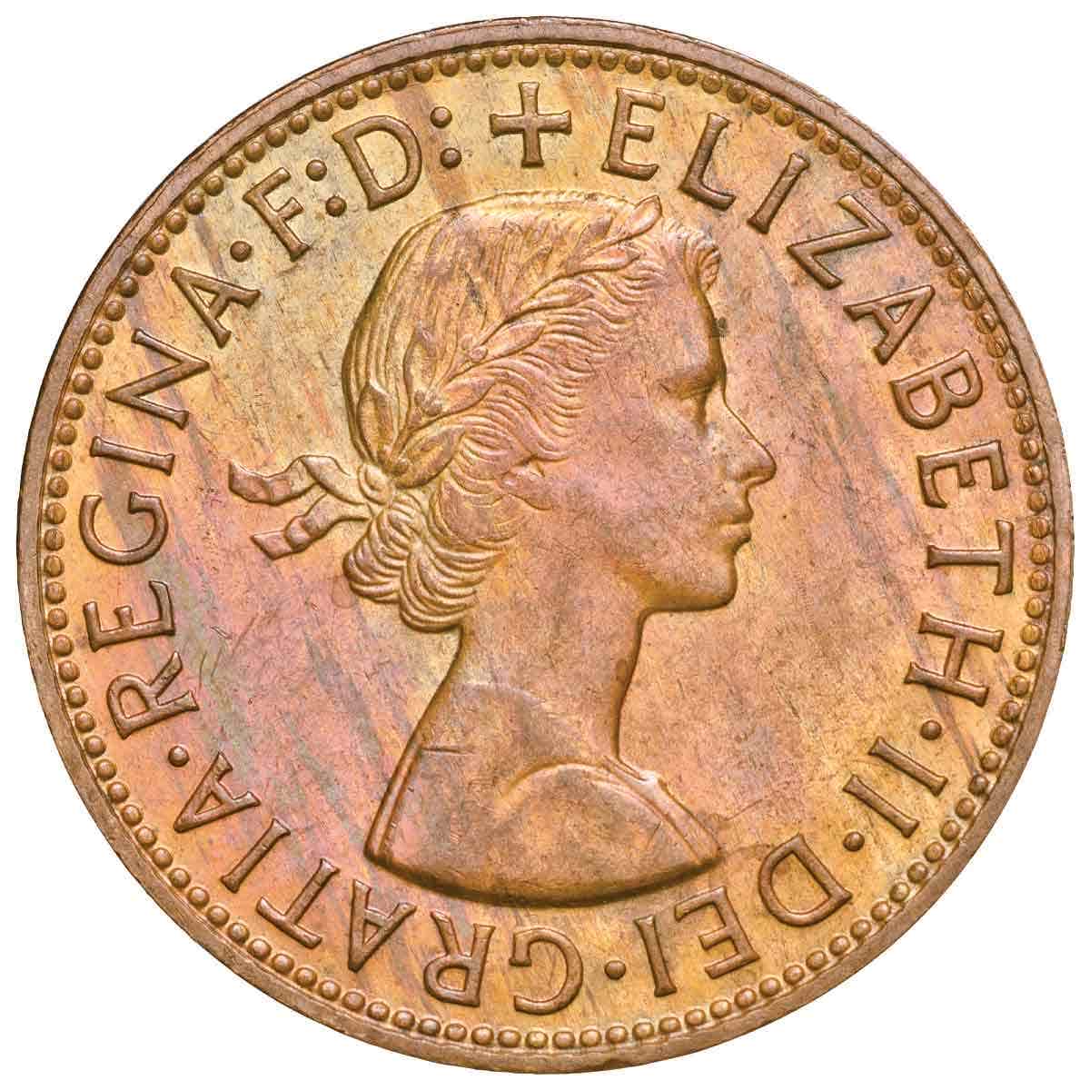 Melbourne & Perth Mint 1958 & 1958Y Penny Pair Uncirculated - Image 4
