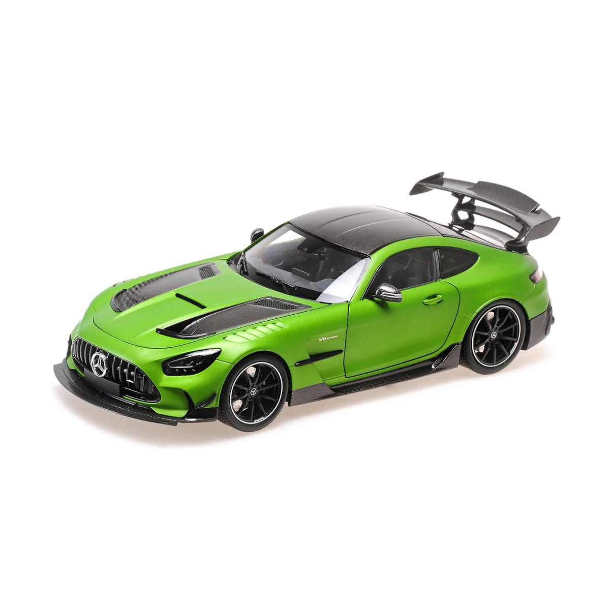 MERCEDES-AMG GT BLACK SERIES - 2021 - MATT GREEN METALLIC - 1:18 Scale Diecast Model Car