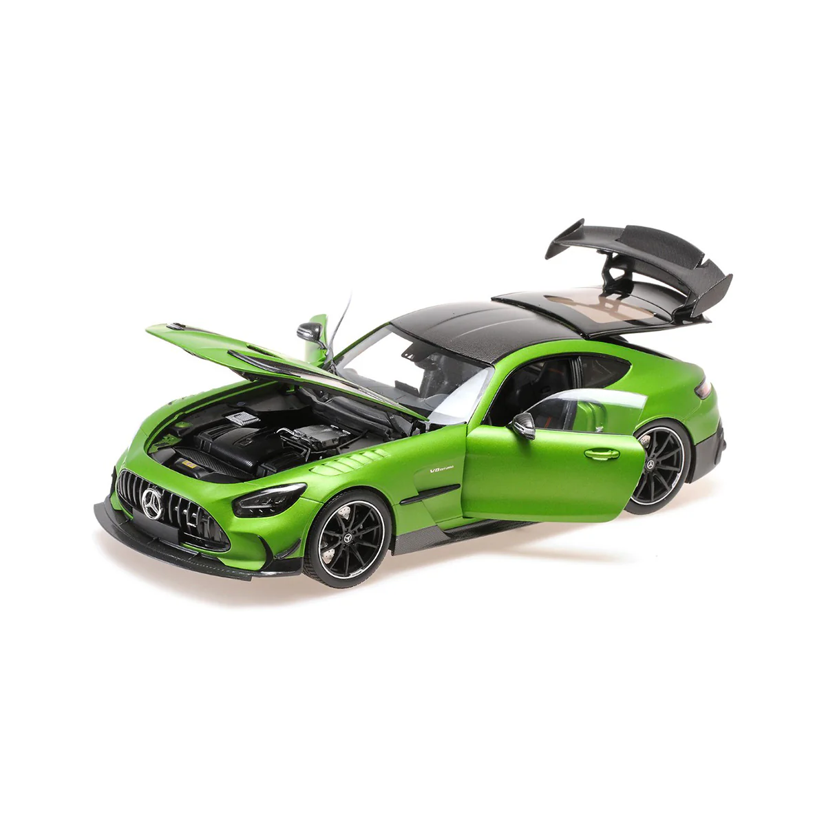 MERCEDES-AMG GT BLACK SERIES - 2021 - MATT GREEN METALLIC - 1:18 Scale Diecast Model Car - Image 2