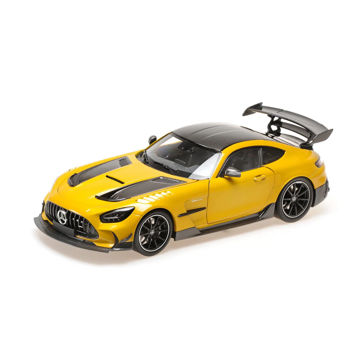 MERCEDES-AMG GT BLACK SERIES - 2021 - YELLOW METALLIC (SOLARBEAM) - 1:18 Scale Diecast Model Car