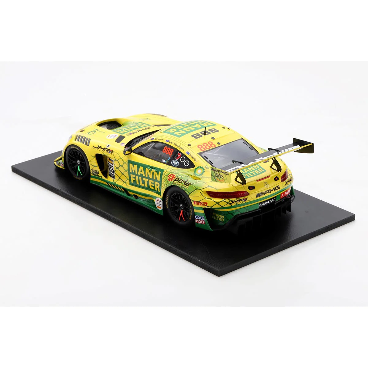 Mercedes -AMG GT3 - 2022 Bathurst 12-Hour - Triple Eight Race Engineering #888 - Feeney/Van Gisbergen/Ibrahim - 3rd Place - 1:18 Scale Resin Model Car - Image 3