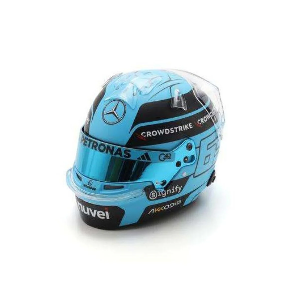 Mercedes-AMG PETRONAS F1 Team - George Russell - 2025 - 1:5 Scale Resin Model Helmet