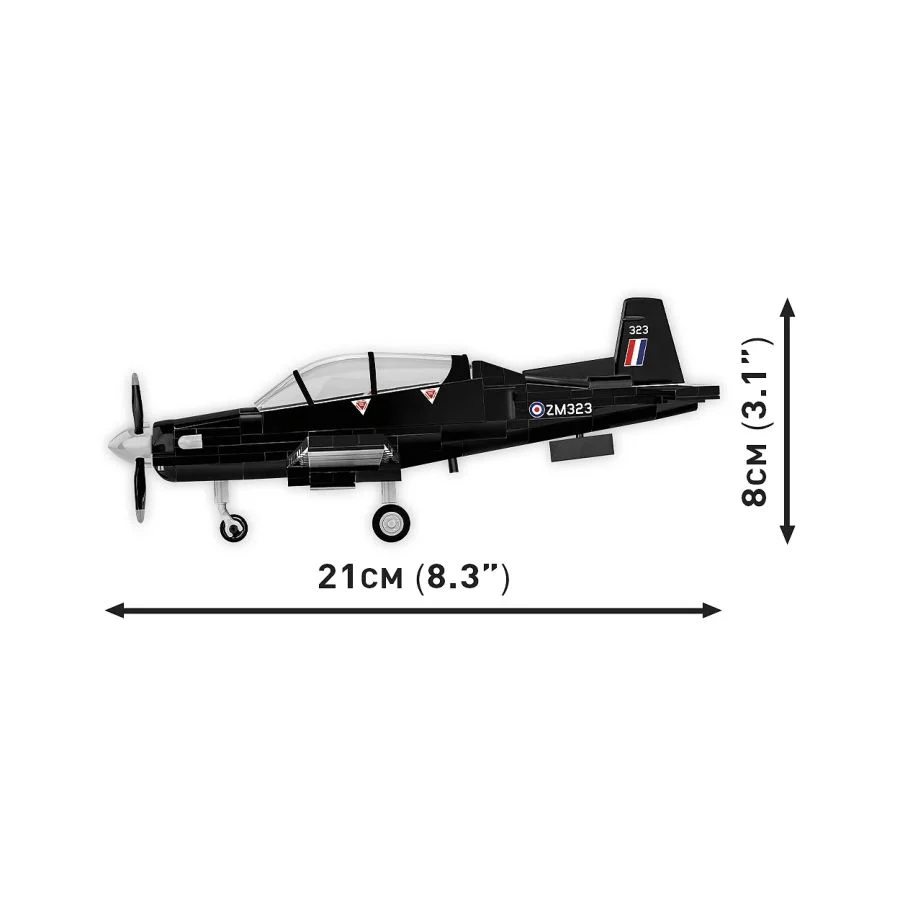 Model Brick Set Action Town Beechcraft T-6 Texan II (197 Pieces) - Image 5