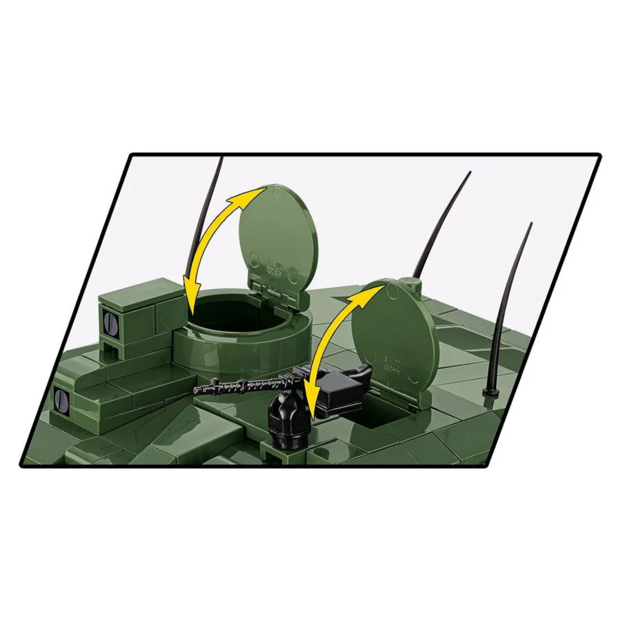 Model Brick Set Armed Forces Challenger 2 (945 Pieces) - Image 6