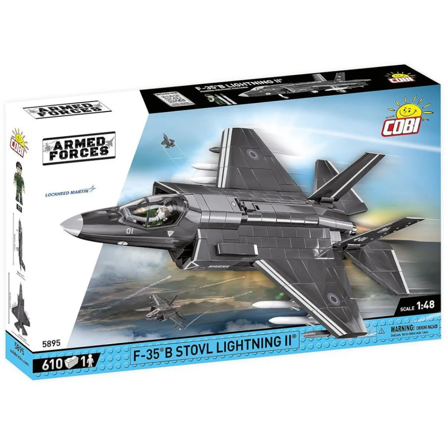 Model Brick Set Armed Forces F-35B STOVL Lighting II (610 Pieces) - Image 2