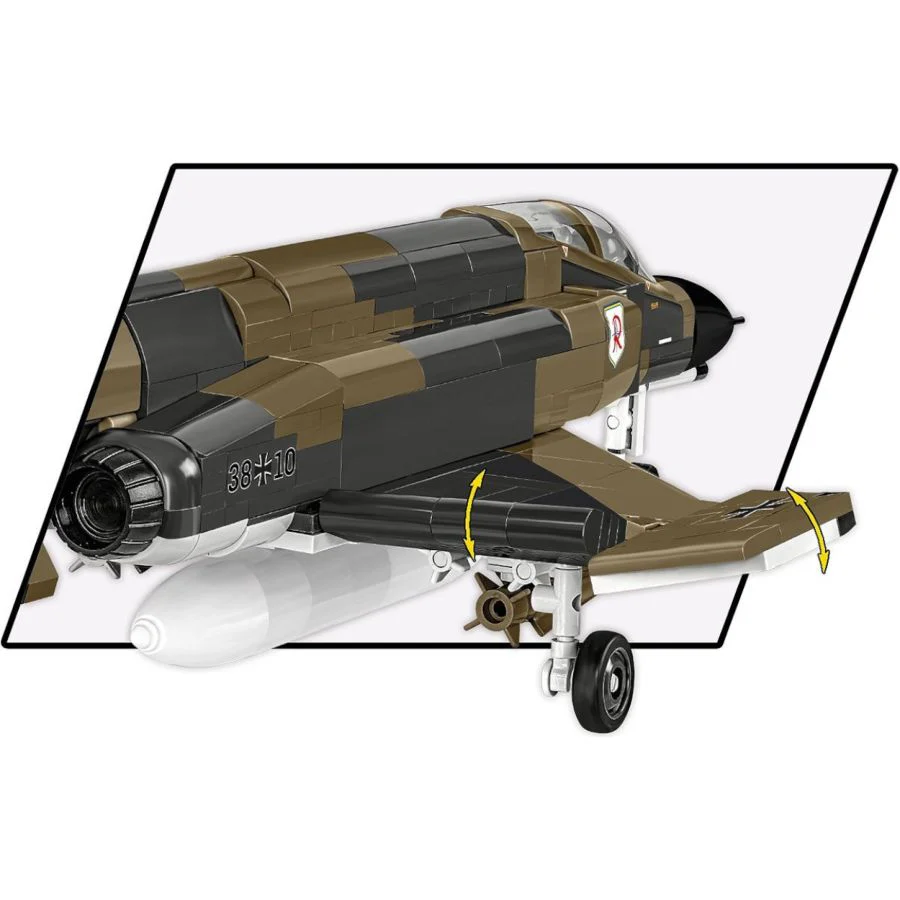 Model Brick Set Armed Forces F-4F Phantom II Luft. (666 Pieces) - Image 5