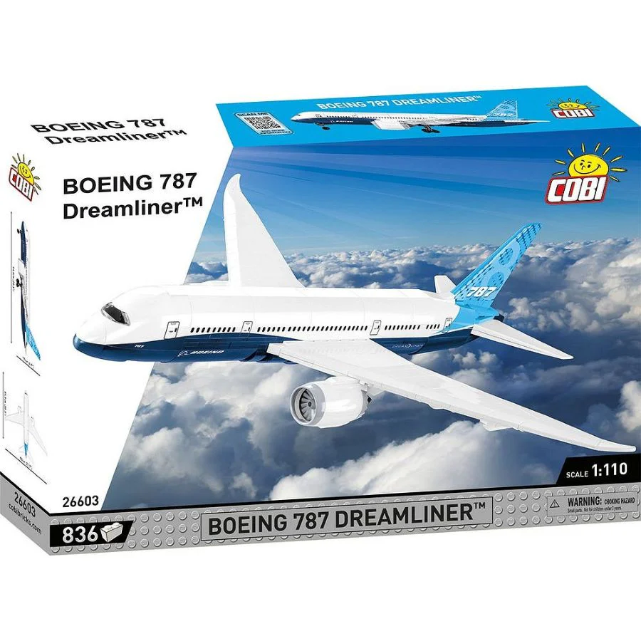 Model Brick Set Boeing 787-8 Dreamliner (830 Pieces) - Image 2