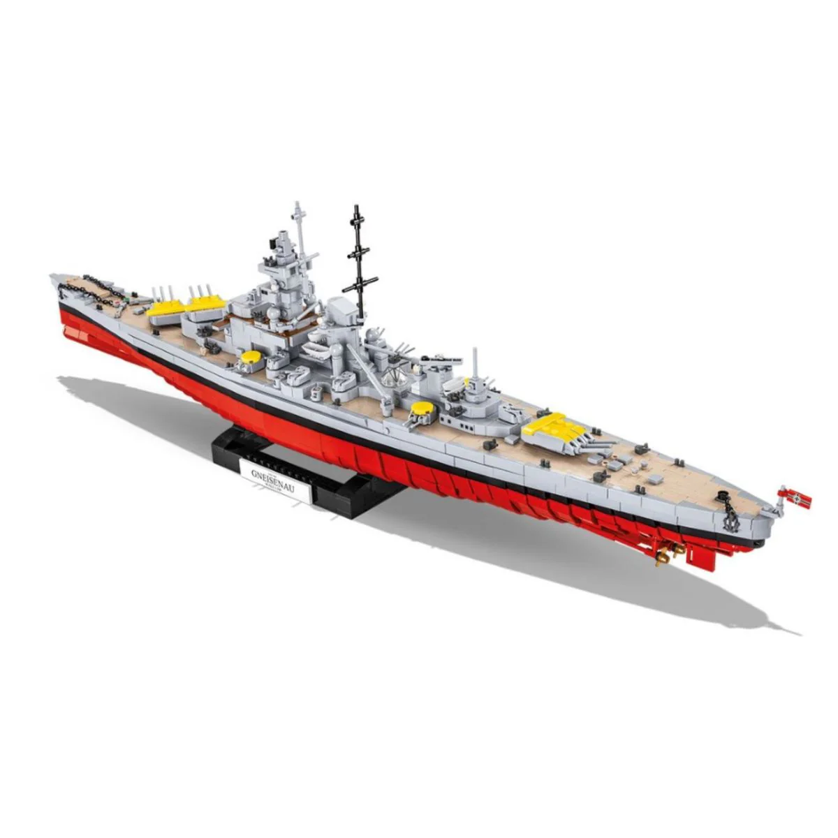 Model Brick Set World War 2 Battleship Gneisenau (2417 Pieces) - Image 3