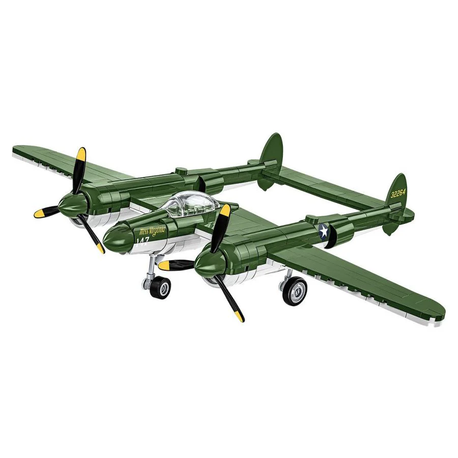 Model Brick Set World War 2 Lockheed P-38 Lightning (335 Pieces) - Image 4