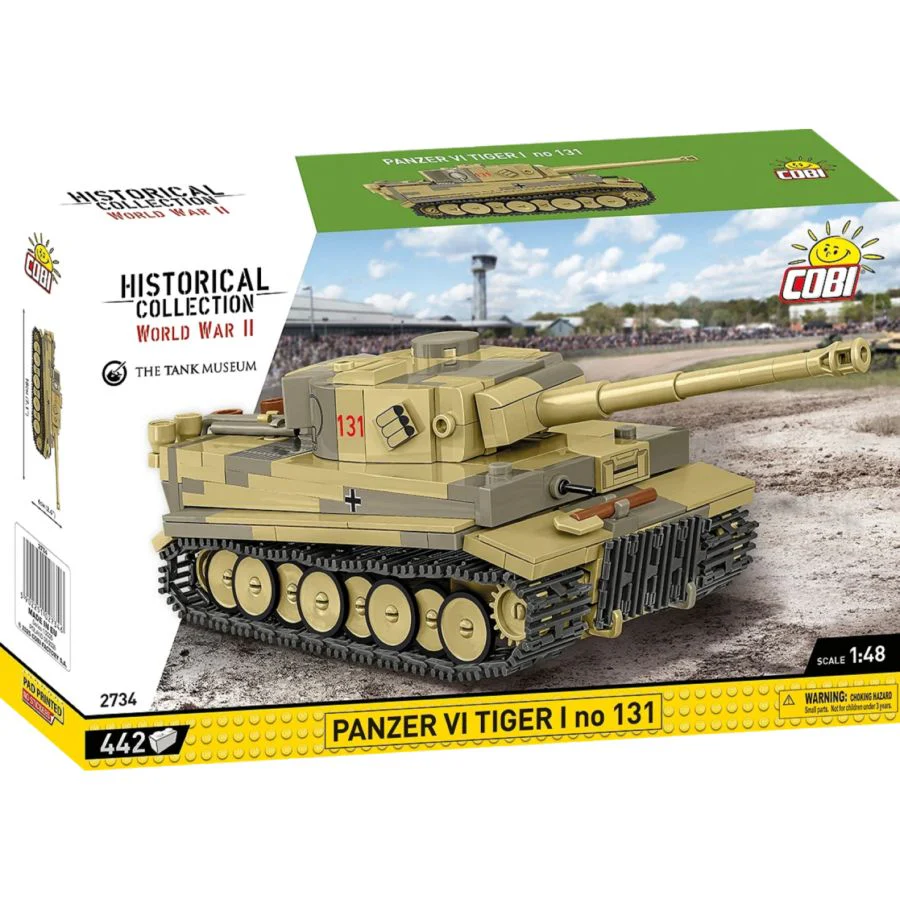 Model Brick Set World War 2 Panzer VI Tiger I No.131 (442 Pieces) - Image 2