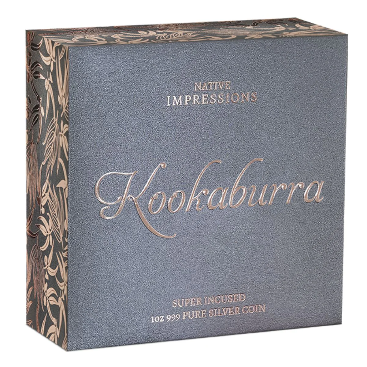 Native Impressions Kookaburra 2025 $2 Super Incuse Rose Gold-plated 1oz Silver Coin - Image 4