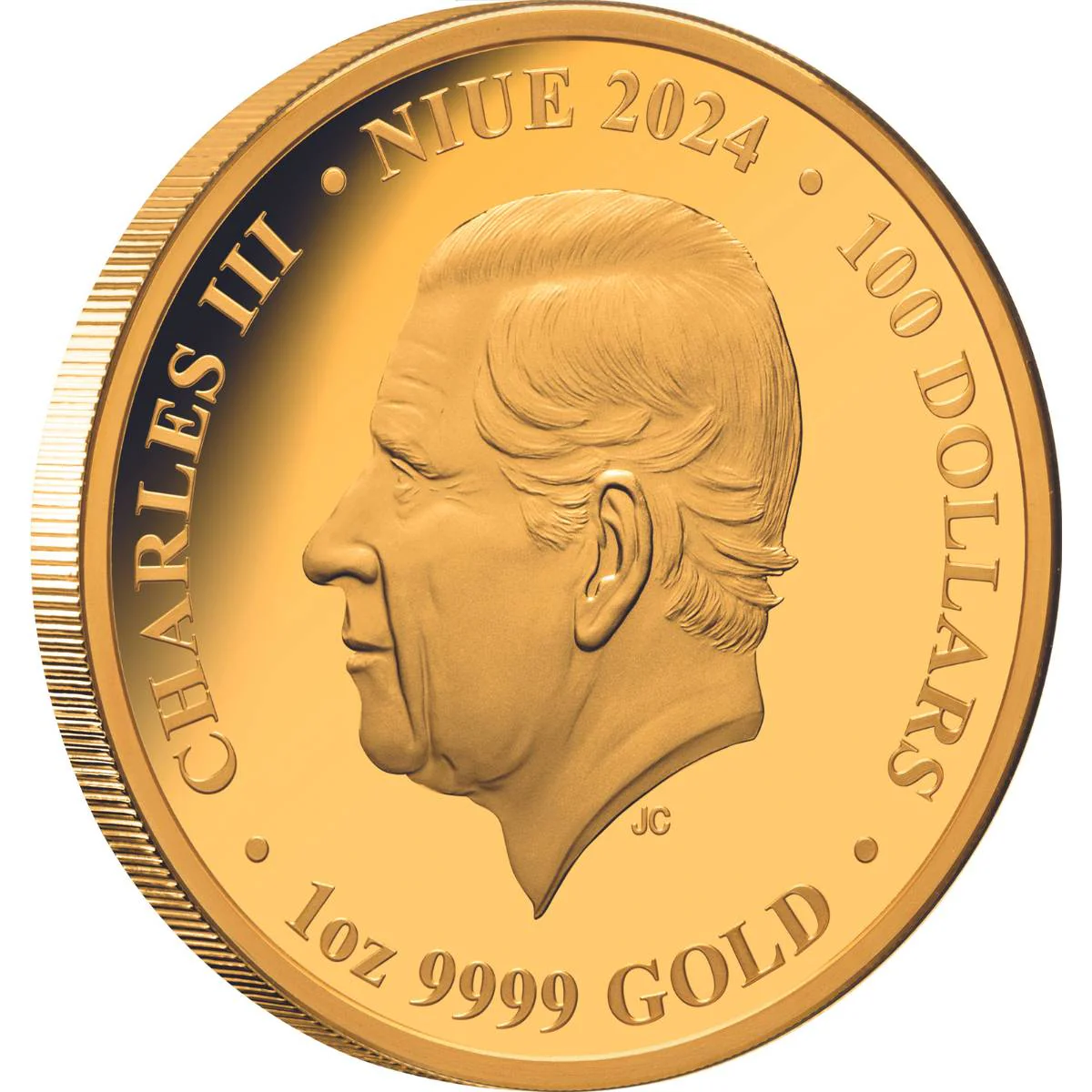 Heraldic Beasts 2024 Gryphon $100 1oz Gold Proof Coin - Image 2